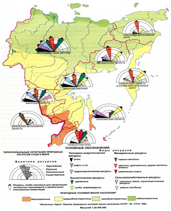 Карта полезных ископаемых дальнего востока россии